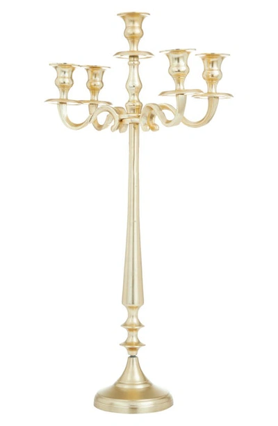 Shop Vivian Lune Home Goldtone Aluminum Tapered 5-plate Candelabra