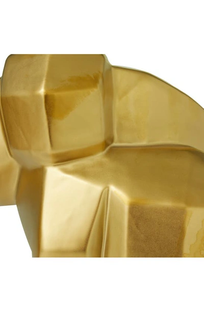 Cosmo By Cosmopolitan 3 Piece Elephant Sculpture Set In Gold