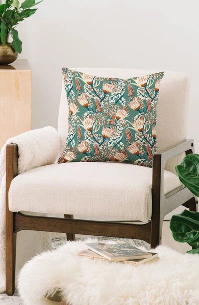 Deny Designs Holli Zollinger Zarah Butterfly Throw Pillow In Multi