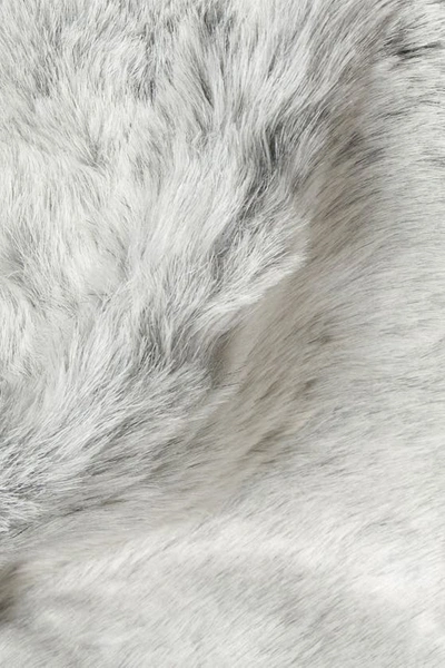 Luxe Grey Faux Cowhide Rug In Grey