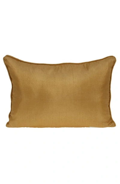 Parkland Collection Hand-embroidered Maggie Accent Pillow In Beige