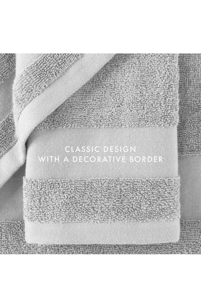 Homespun Ultrasoft Cotton Towel Set In Light Gray