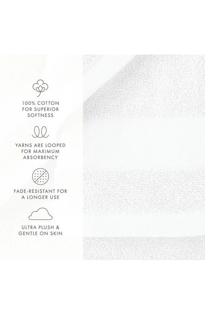 Shop Homespun Ultrasoft Cotton Towel Set In White