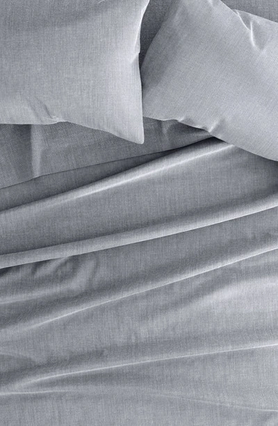 Homespun Luxury 4-piece Rayon & Linen Blend Bed Sheet Set In Gray