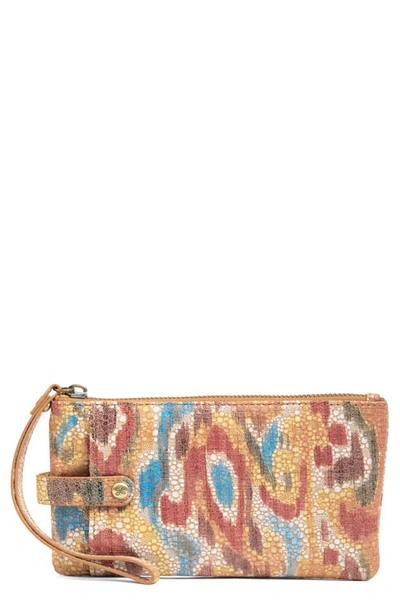 Hobo King Leather Wristlet In Ikat ModeSens