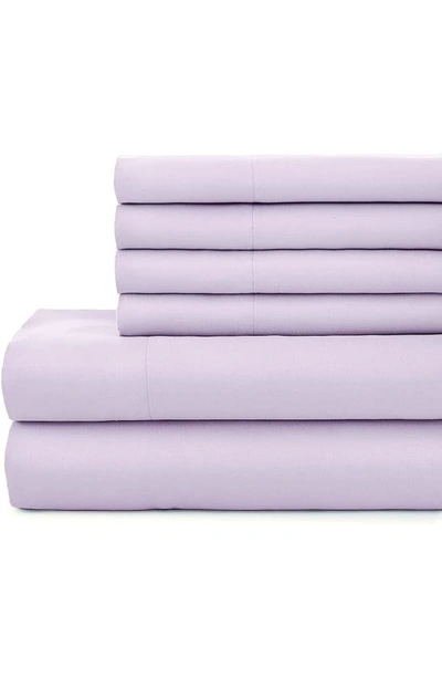 Southshore Fine Linens Southshore Essentials Double Brushed 100 Gsm Sheet Set In Lilac