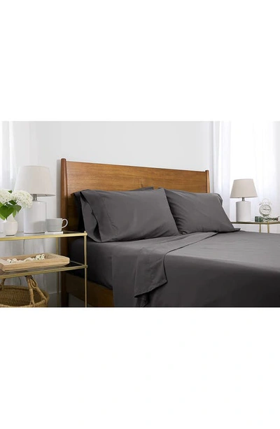 Southshore Fine Linens Southshore Essentials Double Brushed 100 Gsm Sheet Set In Slate