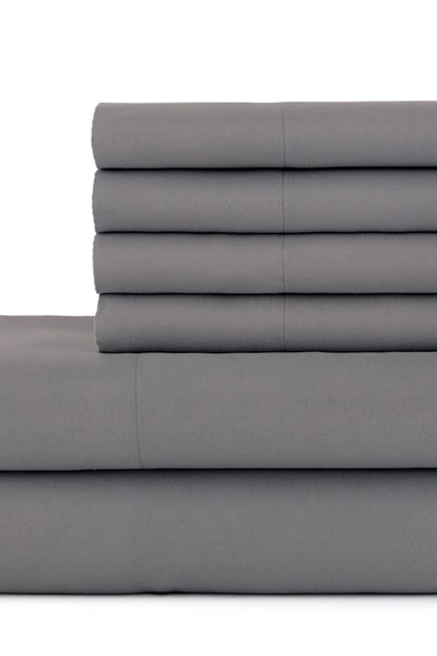 Southshore Fine Linens Southshore Essentials Double Brushed 100 Gsm Sheet Set In Slate