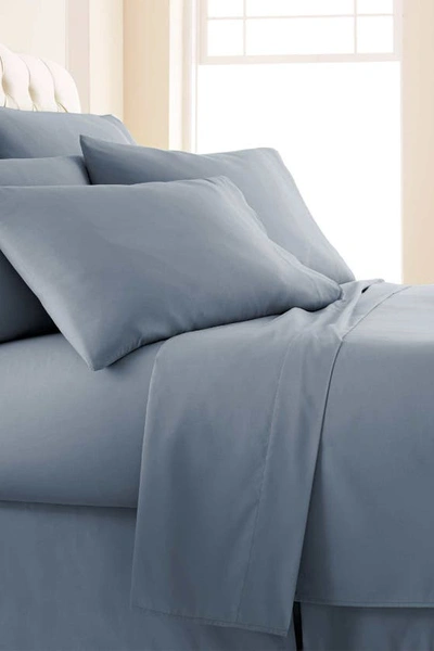 Southshore Fine Linens Southshore Essentials Double Brushed 100 Gsm Sheet Set In Steel Blue