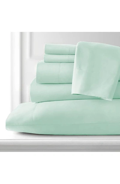 Southshore Fine Linens Southshore Essentials Double Brushed 100 Gsm Sheet Set In Sage Green