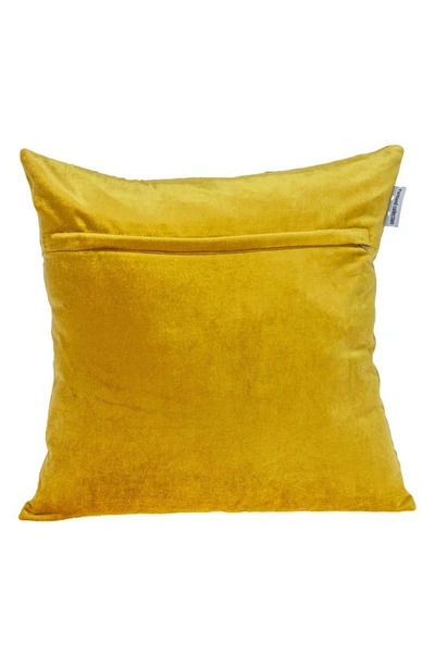 Shop Parkland Collection Hazel Geometric Accent Pillow In Mustard Yellow