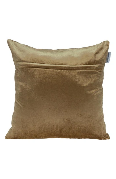 Parkland Collection Hazel Geometric Accent Pillow In Bright Gold