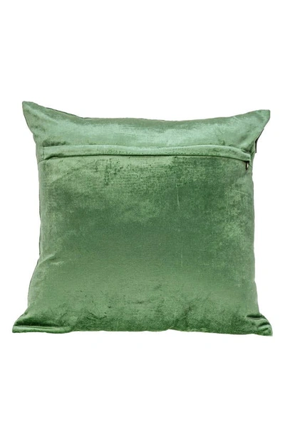 Shop Parkland Collection Hazel Geometric Accent Pillow In Green/ Sage