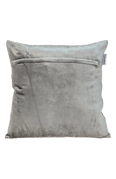 Parkland Collection Hazel Geometric Accent Pillow In Gray