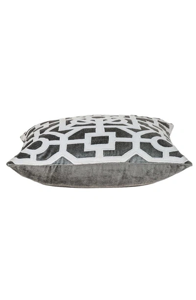 Shop Parkland Collection Hazel Geometric Accent Pillow In Gray