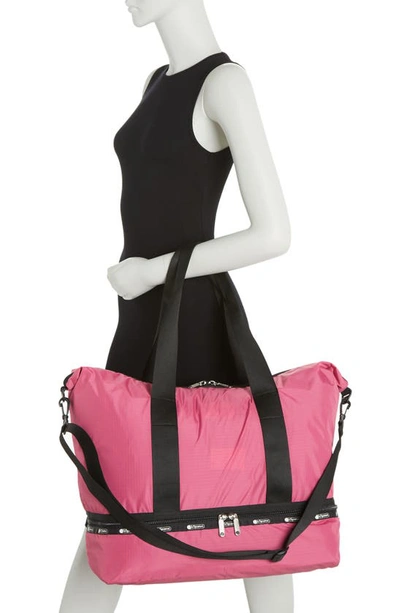 Shop Lesportsac Dakota Large Deluxe Bag In Pop Pink