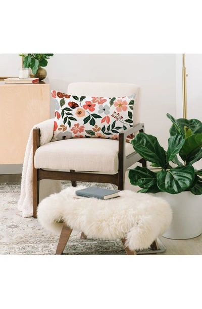 Deny Designs Marta Barragan Camarasa Simple Oblong Pillow In Multi