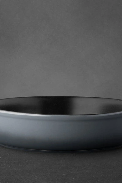 Berghoff Grey Gem 12.5" Stoneware Round Baking Dish In Multi