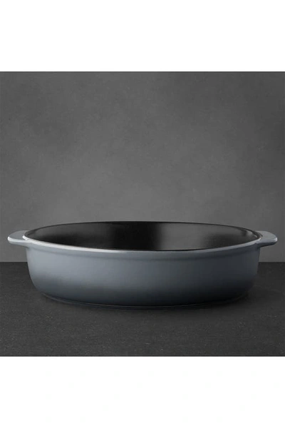 Berghoff Grey Gem 12.5" Stoneware Round Baking Dish In Multi
