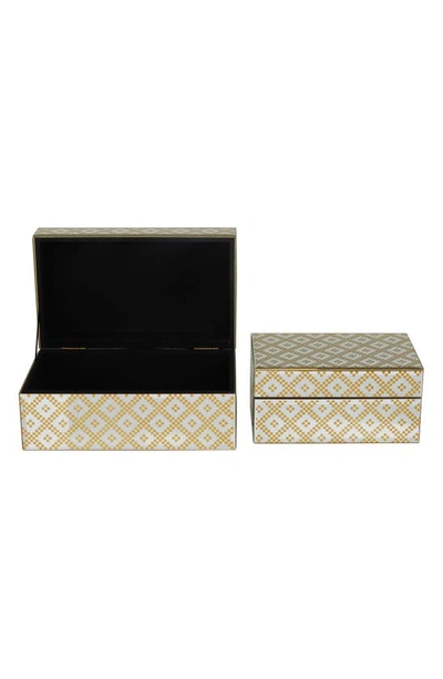 Shop Vivian Lune Home Gold Glass Glam Box Set