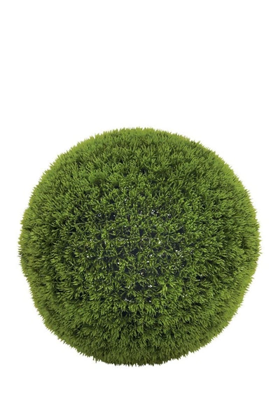 Willow Row Green Modern Grass Ball In Green