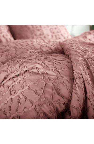 Southshore Fine Linens Jaquard Comforter Set In Rose