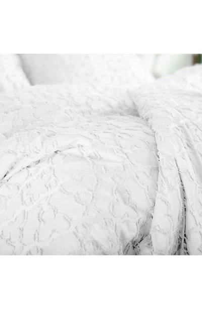 Southshore Fine Linens Jaquard Comforter Set In White