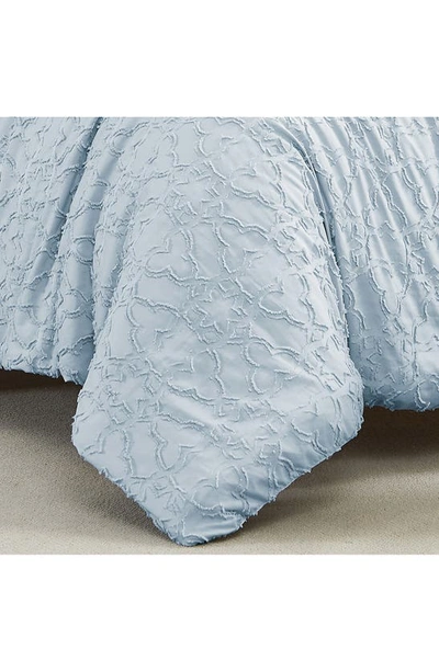 Southshore Fine Linens Jaquard Comforter Set In Blue