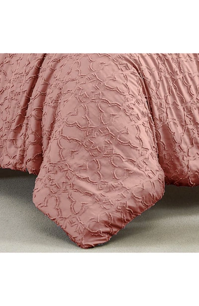 Southshore Fine Linens Jaquard Comforter Set In Rose