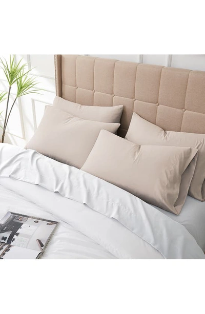 Southshore Fine Linens 4 Piece Pillow Case Set In Bone