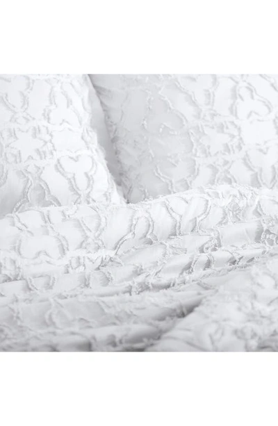Southshore Fine Linens Jaquard Comforter Set In White