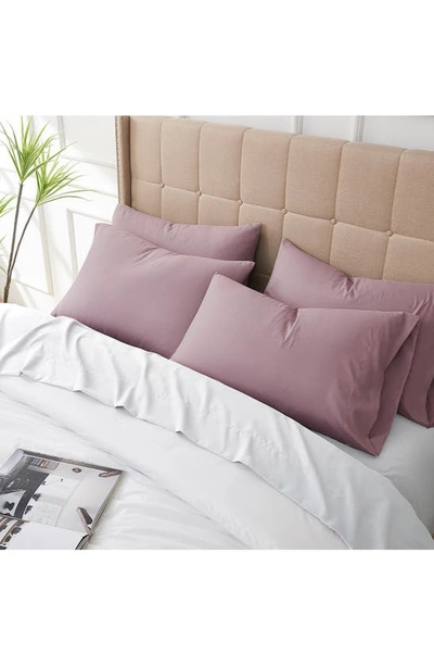 Southshore Fine Linens 4 Piece Pillow Case Set In Lavender