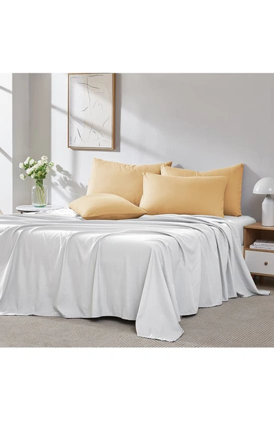 Shop Southshore Fine Linens 4 Piece Pillow Case Set In Gold