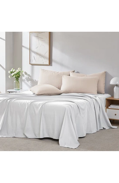 Southshore Fine Linens 4 Piece Pillow Case Set In Bone