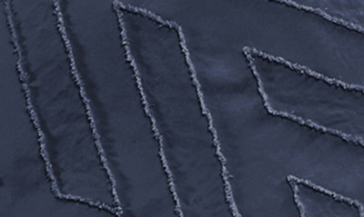 Southshore Fine Linens Chevron Jacquard Comforter Set In Dark Blue
