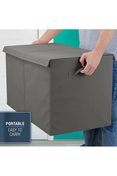Shop Sorbus Gray Fabric Toy Chest In Grey