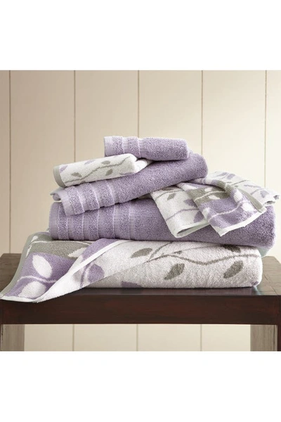 Modern Threads Yard Dyed 6-piece Towel Set In Grey Lavender