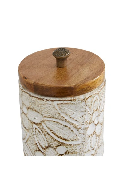 Sonoma Sage Home White Container- Set Of 2 In White