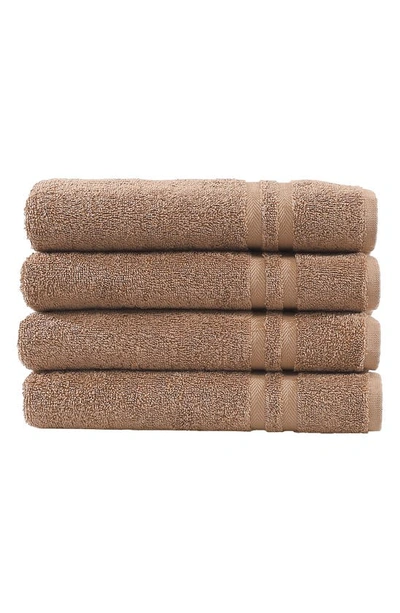 Linum Home Textiles Denzi Turkish Cotton Hand Towel In Latte