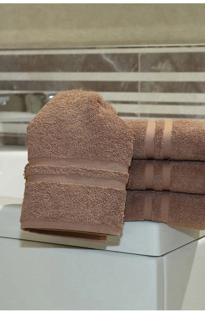 Linum Home Textiles Denzi Turkish Cotton Hand Towel In Latte