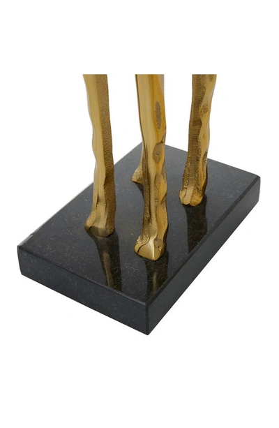 Shop Vivian Lune Home Goldtone Aluminum Contemporary Giraffe Sculpture