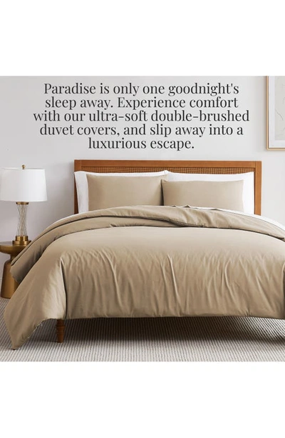Southshore Fine Linens Vilano Springs Duvet Cover Set In Taupe