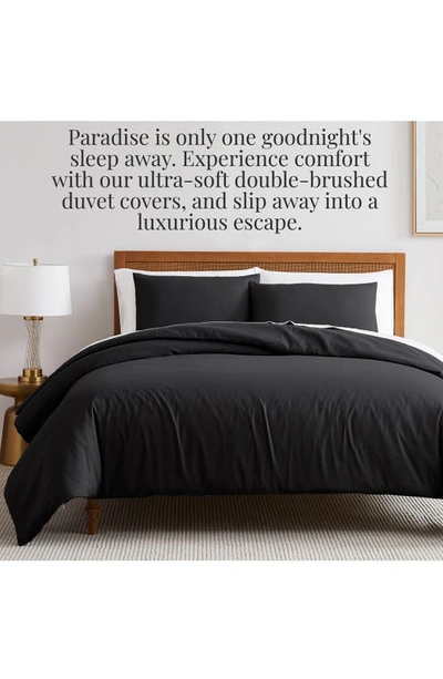 Southshore Fine Linens Vilano Springs Duvet Cover Set In Black