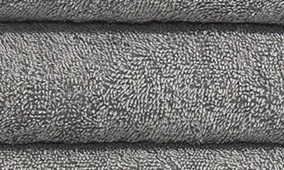 Linum Home Textiles Denzi Turkish Cotton Hand Towel In Dark Grey