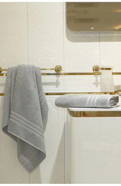 Linum Home Textiles Denzi Turkish Cotton Bath Towel In Grey
