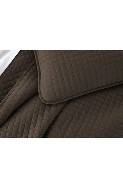 Southshore Fine Linens Vilano Springs Oversized Quilt Set In Chocolate Brown
