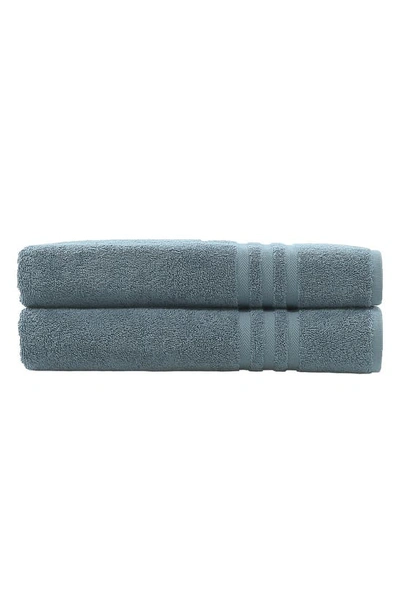 Linum Home Textiles Denzi Turkish Cotton Bath Towel In Denzi Blue