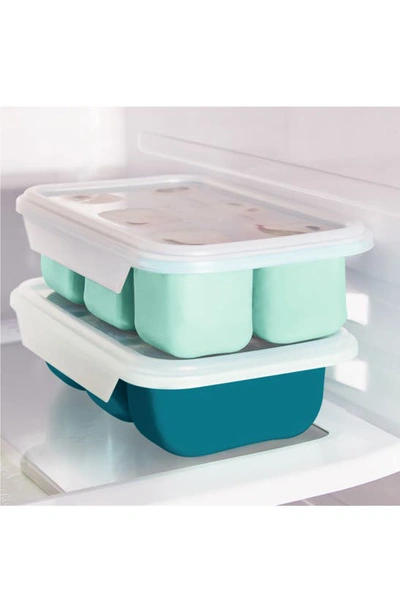 Shop Dash Perfect Portion Freezer Trays In Aqua Teal