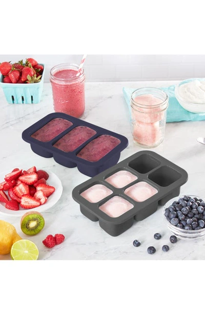 Shop Dash Perfect Portion Freezer Trays In Cool Grey Midnight