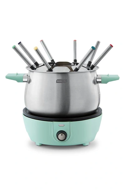 Dash Deluxe Fondue Maker In Aqua